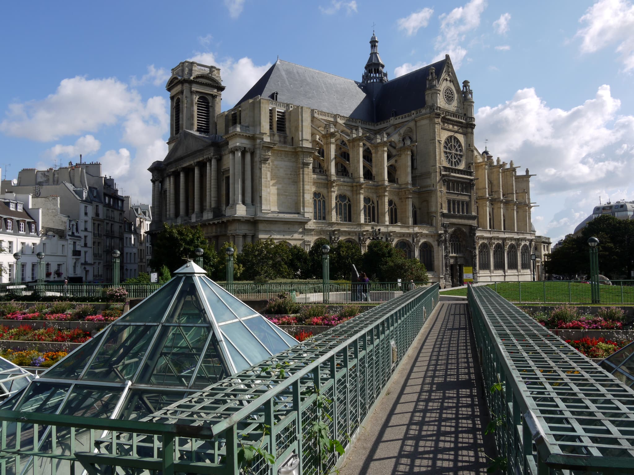 Église Saint-Eustache — édifice religieux à Paris (1er), Paris, vue de nuit, classé mh