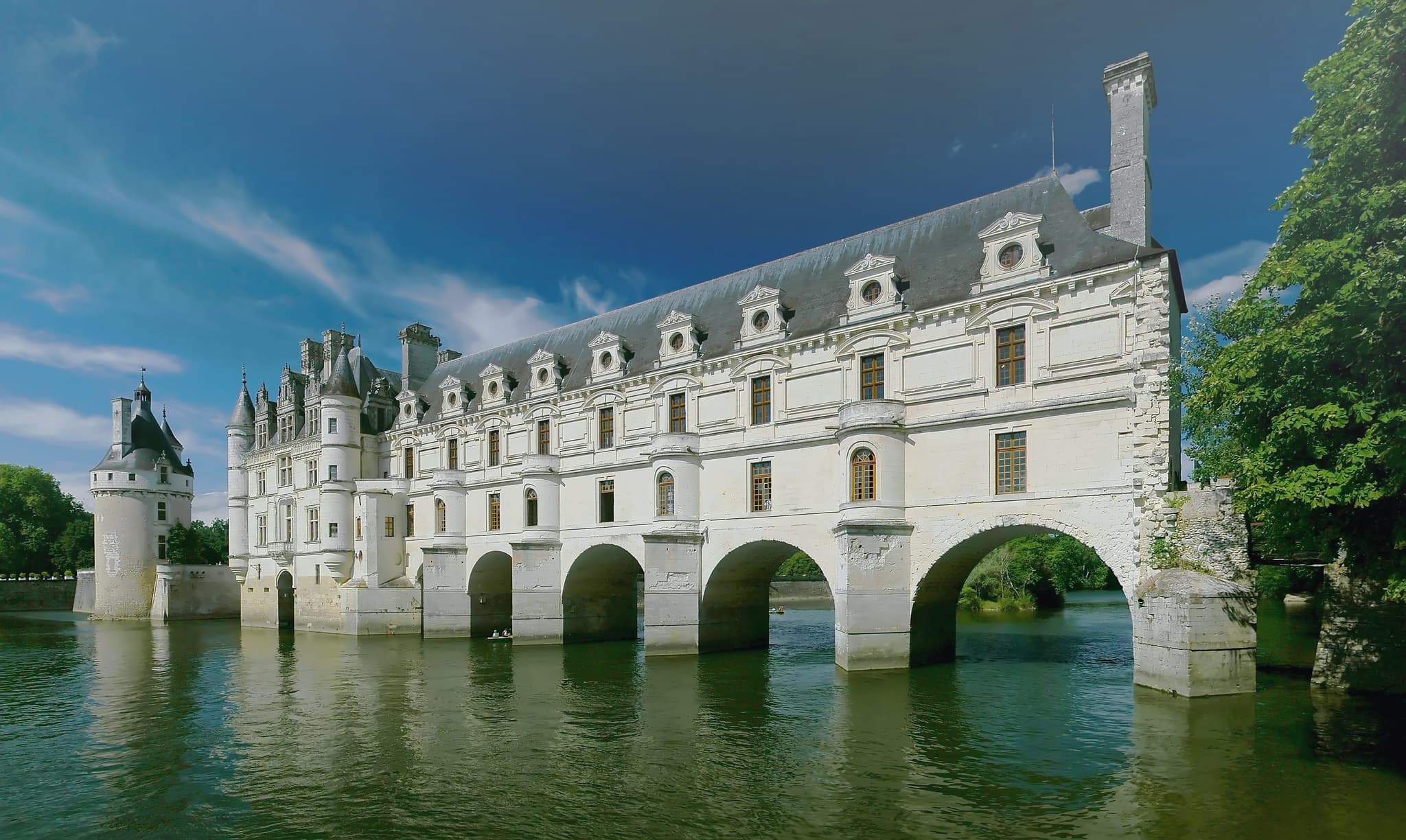 Château de Chenonceau (Chenonceaux) Château de Chenonceau — château à Chenonceaux, Indre-et-Loire, façade, classé mh