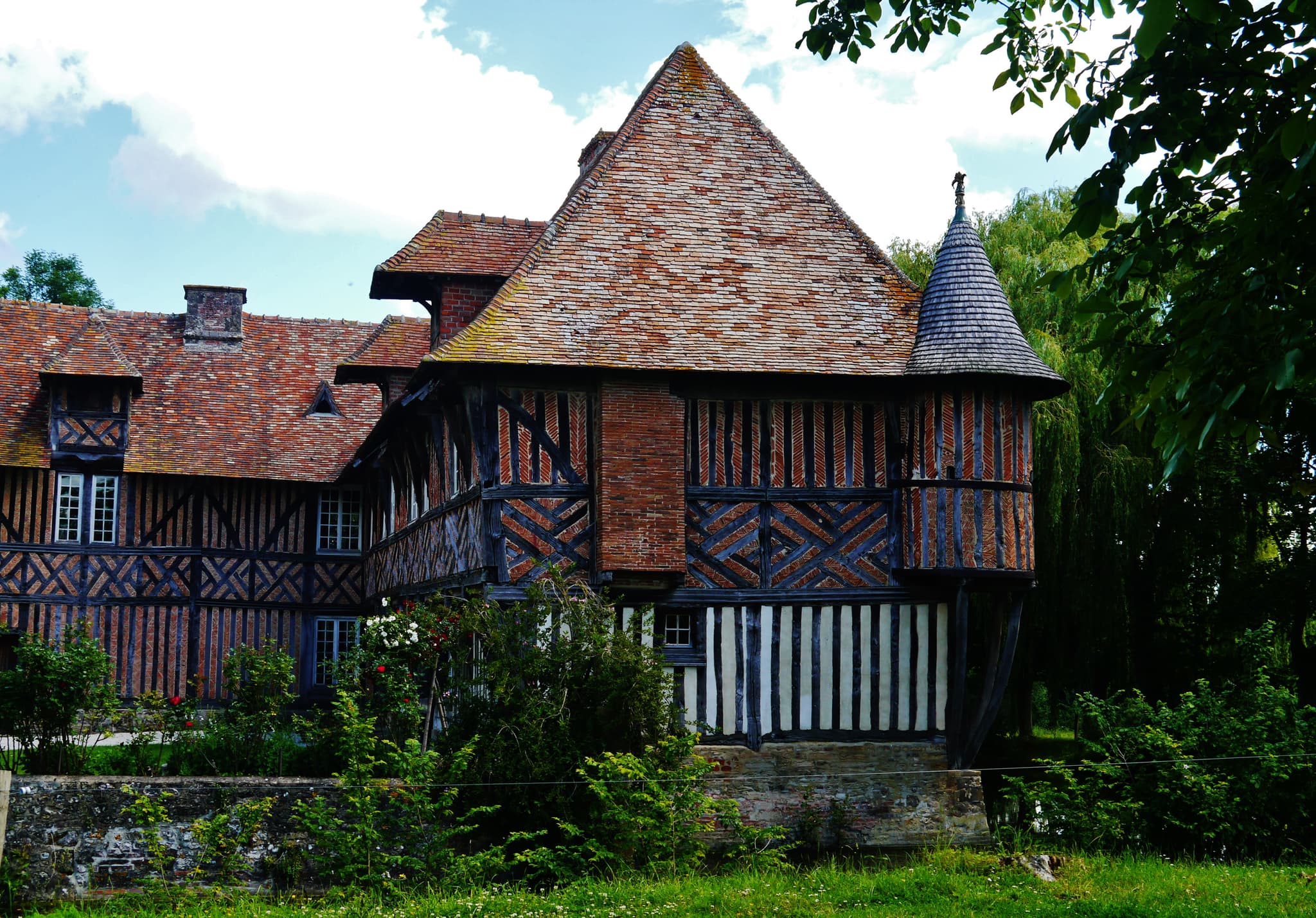 Manoir de Coupesarte — château à Coupesarte, Calvados, façade, classé mh