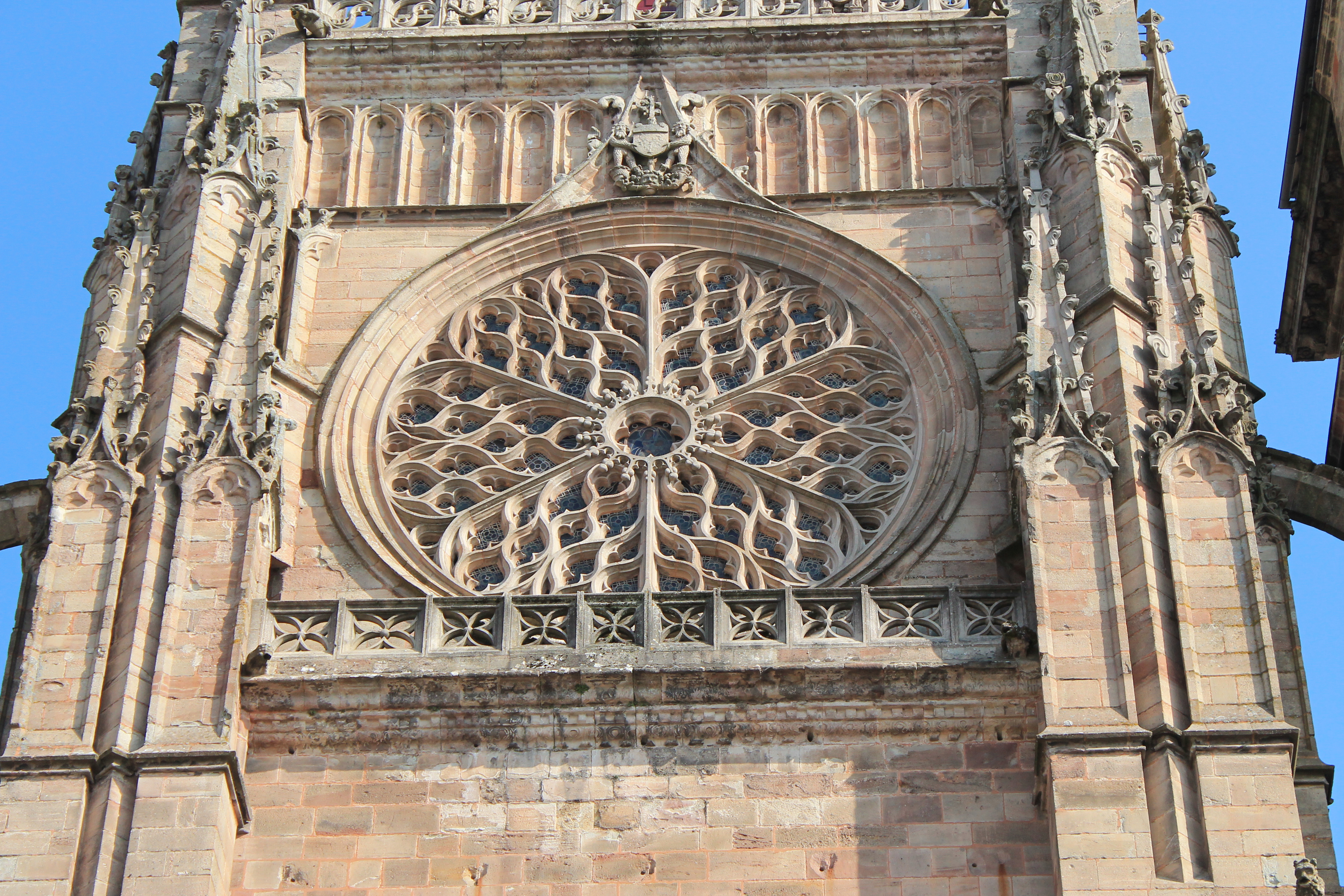 Cathédrale de Rodez – clocher — édifice religieux à Rodez, Aveyron, intérieur, classé mh